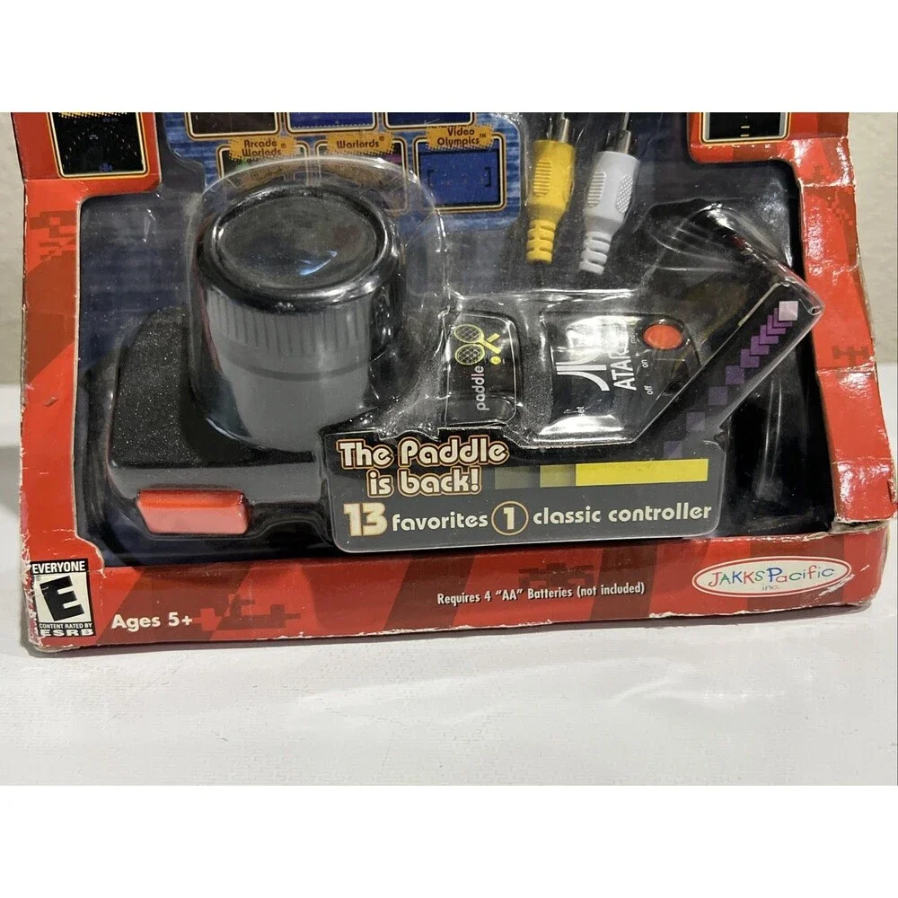 ATARI Plug n PLAY TV Retro Gaming 13 Built in Video Games NEW Breakout PONG Jakk